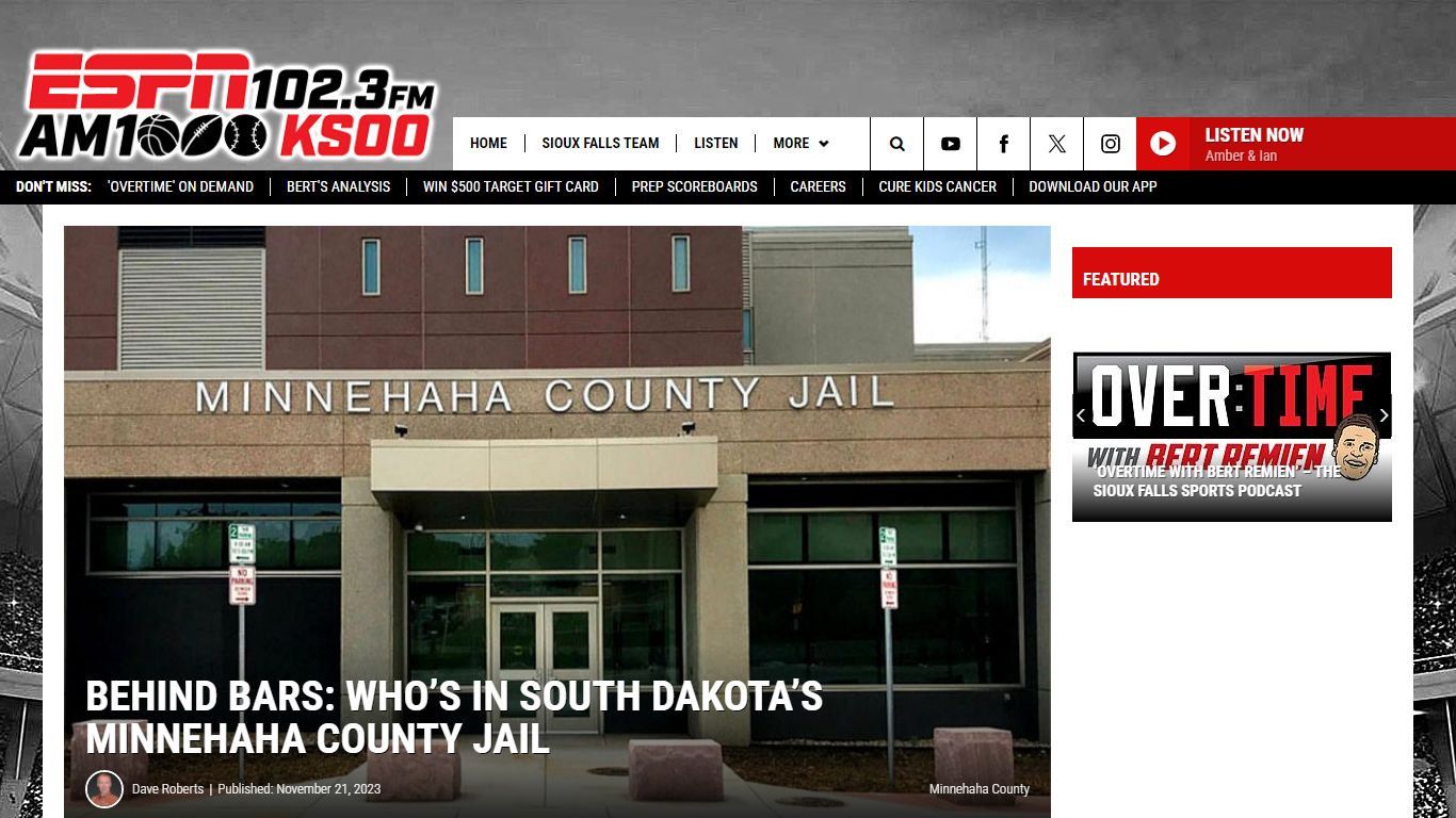 Behind Bars: Who’s In South Dakota’s Minnehaha County Jail
